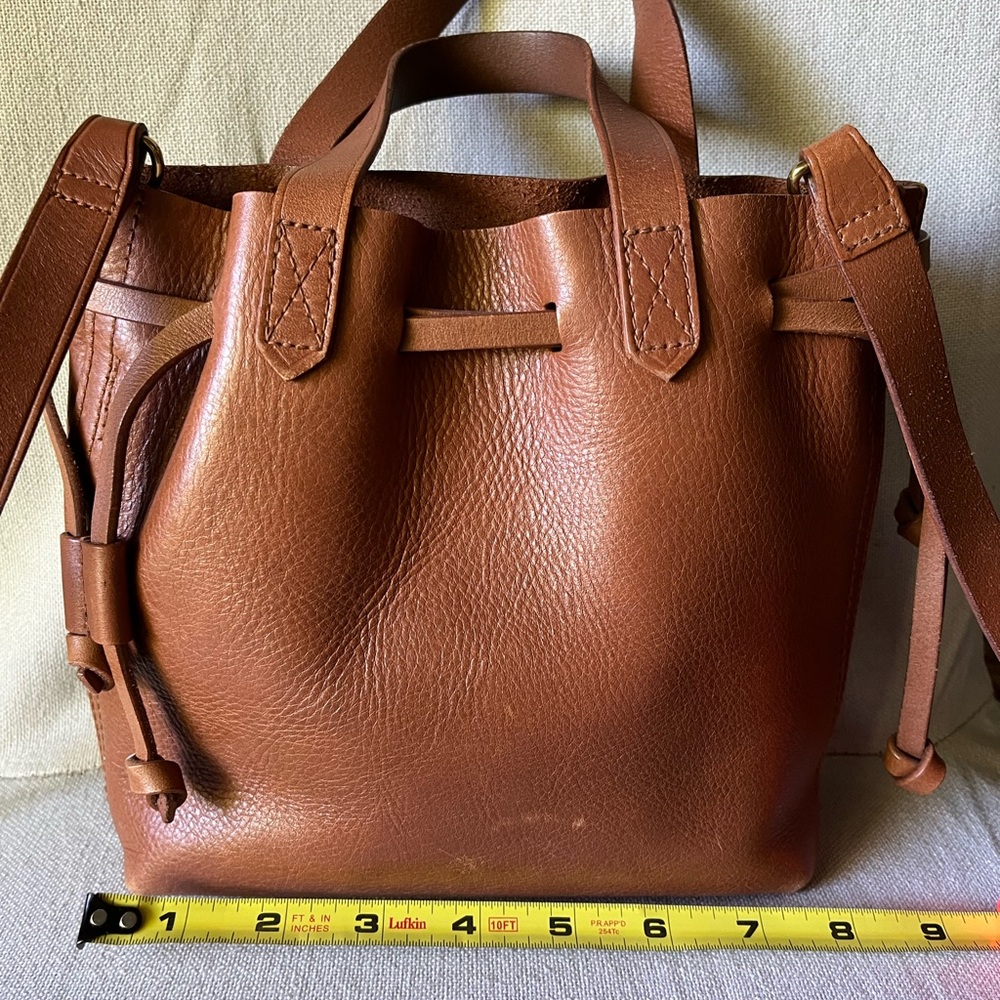 Madewell small drawstring crossbody bag